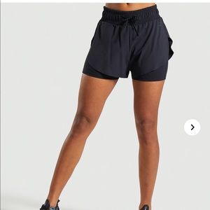 Black gymshark speed shorts